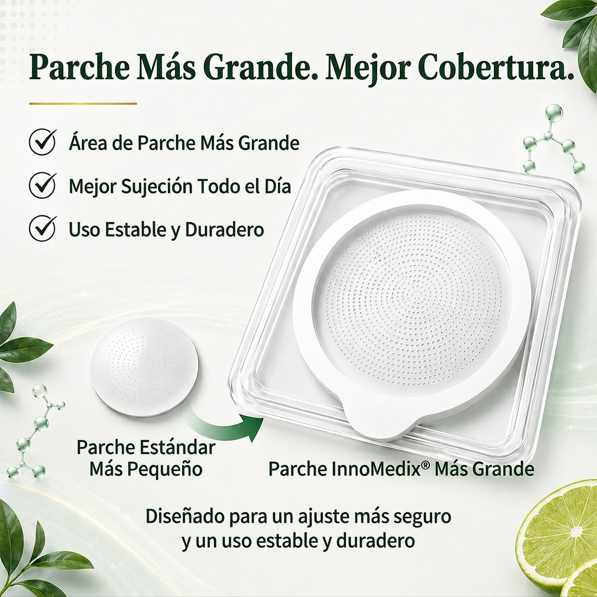 InnoMedix® Moringa Berberina x NAD+ 20-EN-1 Parche Avanzado de Nano-Microagujas (Aplicar solo una vez al día – cambios visibles en tan solo 7 días.)（美国西语）