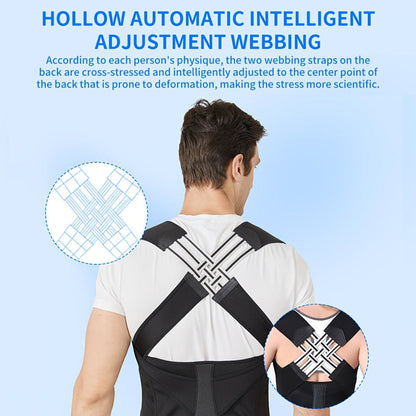 NESLEMY™ ┃Adjustable Back and Shoulder Posture Corrector (Unisex)
