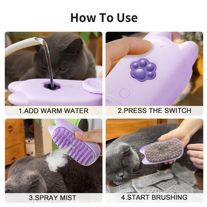 🔥Limited time Discount🔥Spray defur comb with No-Rinse shampoo for Pet Bathing