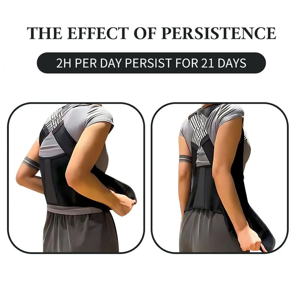 NESLEMY™ ┃Adjustable Back and Shoulder Posture Corrector (Unisex)