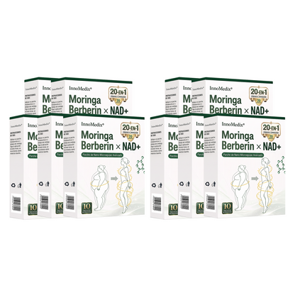 InnoMedix® Moringa Berberina x NAD+ 20-EN-1 Parche Avanzado de Nano-Microagujas (Aplicar solo una vez al día – cambios visibles en tan solo 7 días.)（美国西语）