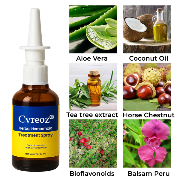 Cvreoz🗽Herbal Hemorrhoid Treatment Anal Spray Pro(⏰ Last 30 Minutes ⏰)