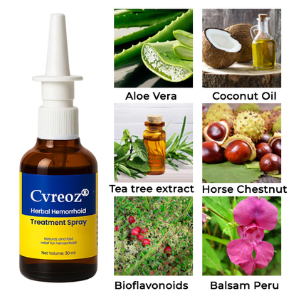 Cvreoz🗽Herbal Hemorrhoid Treatment Anal Spray Pro(⏰ Last 30 Minutes ⏰)